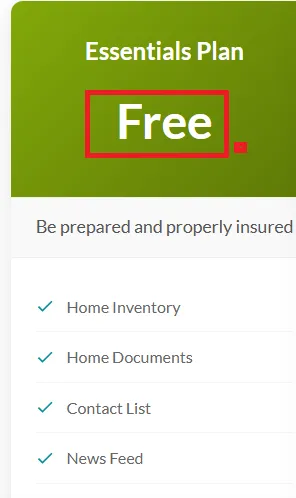 Homezada free plan